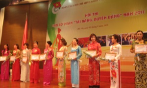 Hội thi Cán bộ Đoàn “Tài năng, duyên dáng” năm 2011